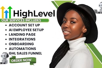 gohighlevel automation sales funnel landing page go high level course set up