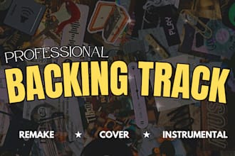 produce a backing track for your song cover or remake