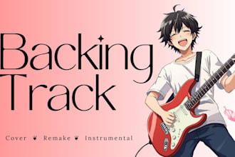 produce or remake an instrumental backing track