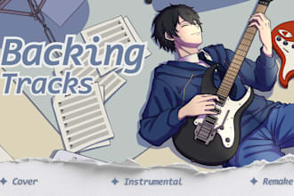 produce or remake an instrumental backing track