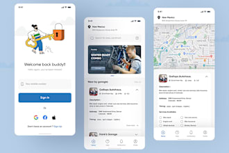 build a roadside assistant app for towing, mechanic, car repair, car washing
