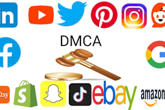 send dmca takedown notice reddit tiktok,,facebook,twitter,instagram under dmca
