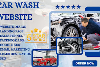 design car wash website auto detailing website car detailing website