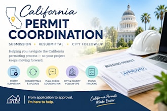 submit and coordinate your california building permit