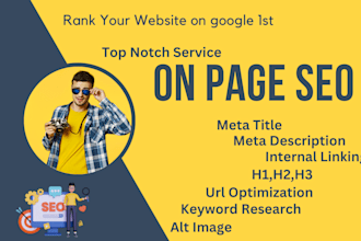 optimize website onpage seo on wordpress shopify wix
