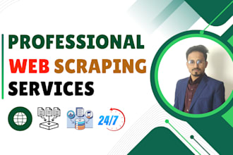 do web scraping, data scraping, data entry, data mining from any websites