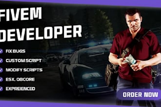 create professional esx fivem server with premium scripts