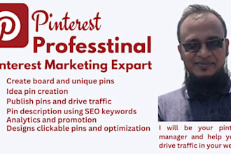 create, setup, and manage your pinterest marketing account