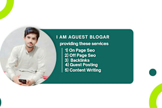 provide you the quality health backlinks with my best method
