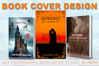 design most selling romance book cover, erotica, fantasy, comic book cover