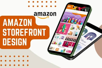 create amazon storefront design and brand store design, amazon storefront