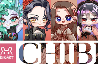draw cute chibi in high quality