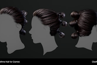 do professional realtime 3d hair creation for games