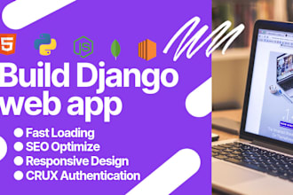 build or develop your python django flask web app api and bot