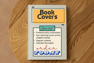 craft a creative and custom made cover for your book