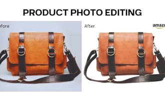 do photo editing, photo retouching, design amazon listing images