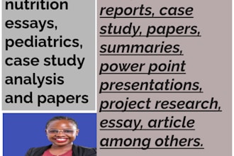 do early childhood, nutrition essays, pediatrics, case study analysis and papers