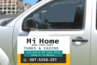 design car magnet sign or any signage design within 24 hours