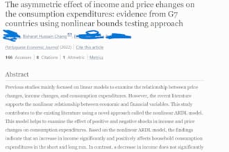 offer research article writing and publishing in finance, economics, business