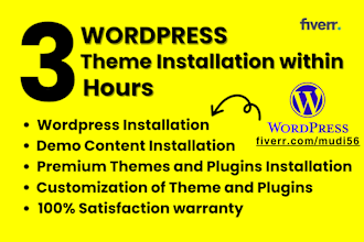 do themeforest wordpress theme installation, customization