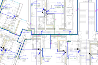 draw autocad and revit electrical systems