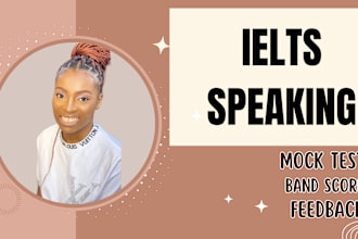 provide an authentic mock ielts speaking test with feedback