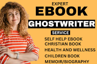 ghostwrite ebook and online course content for fiction ebook and nonfiction book