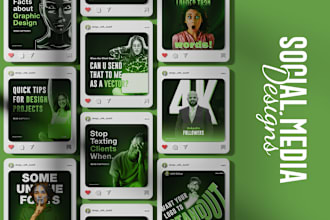 design professional social media post, banner creative ads