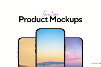 make realistic mock up of your products