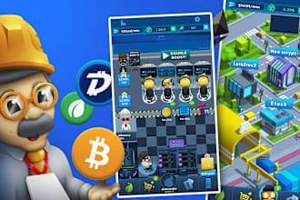 develop crypto idle play to earn game