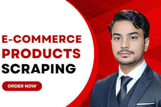 extract product data from amazon, ebay, walmart and shopify or any ecommerce