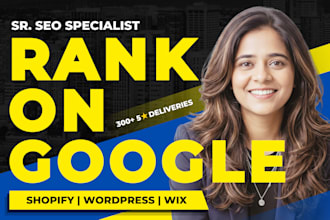 do onpage seo optimization for shopify wordpress wix webflow squarespace