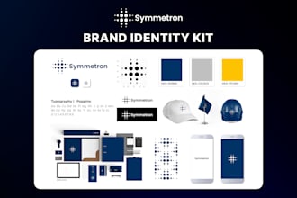 do a complete brand identity kit, brand style guides or logo design