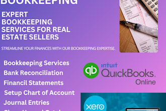 do USA base real estate quickbooks online, xero bookkeeping