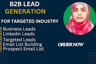 do the best b2b lead generation linked leads and email finding specialist