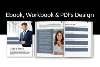 design ebook, pdfs, workbook and lead magnet