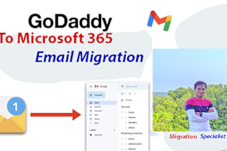 migrate godaddy hosted office 365 mailbox to microsoft 365