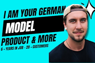 be your german male model for products, review and more