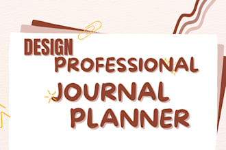 design kdp journal canva ebook booklet training manual planner book interior pdf