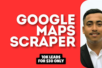 scrape google map data for lead generation, b2b data extraction