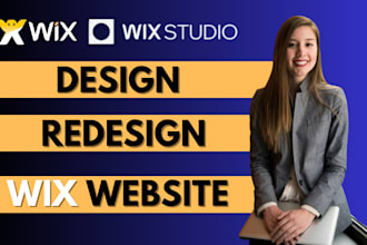 design wix website or redesign wix website