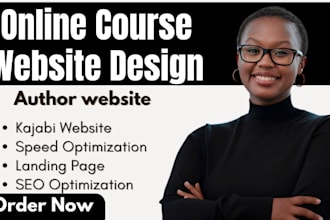 kajabi thinkific website author ebook website logistics church christain website
