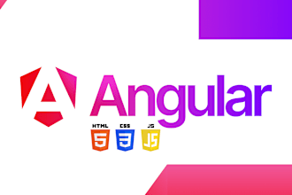 design and create a website with angular for you