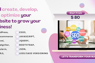 design, and develop  wordpress websites at cheap prices