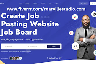 design recruitment website job board ,portal agency staffing healthcare website
