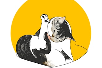 create small illustrative drawings and logo