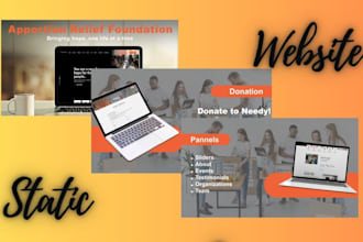 build an engaging static website for you in 24 hours