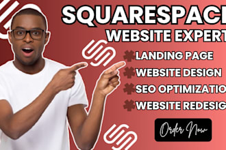 create squarespace website or redesign website professionally