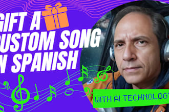create custom spanish songs for social events with ai