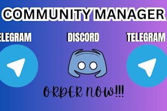 be telegram moderator, discord moderator and any community manager